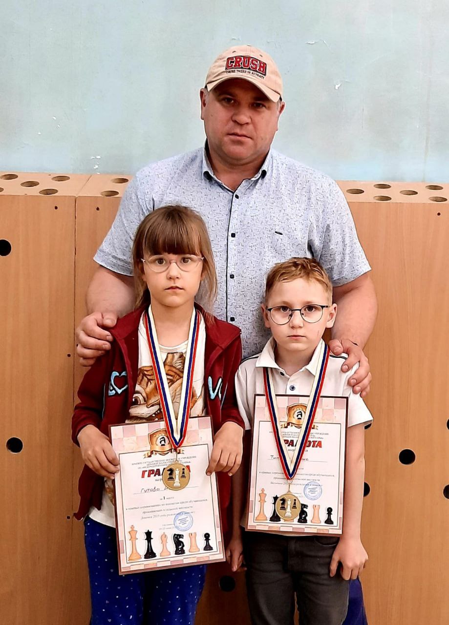 Гутова Ирина и Типикин Денис стали чемпионами Шахматного турнира.